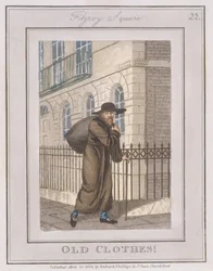 Vieux vêtements, de Description of the Plates, Representing the Itinerant Traders of London...
